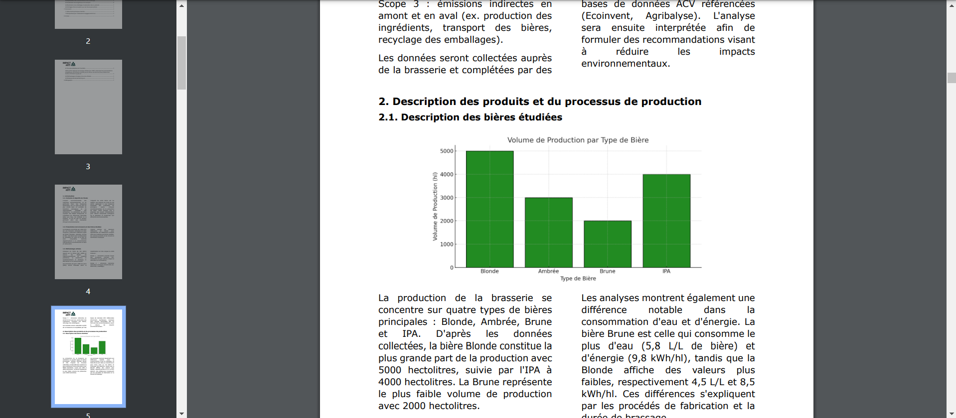 Environmental reports